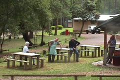 03 Catering team at Picnic tables