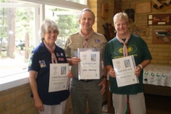 PHOTO 3 From Left Glenyse Porteous Don Manning and Rosemary Barnes